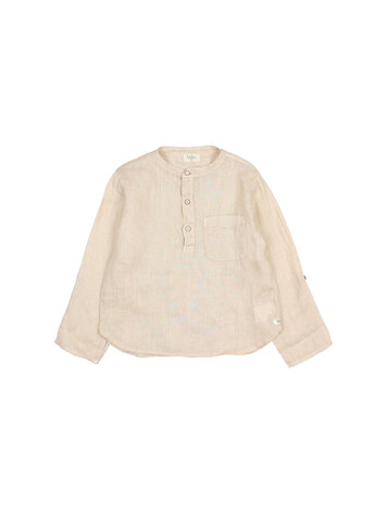 Buho Linen Kurta Shirt Kids - Sand