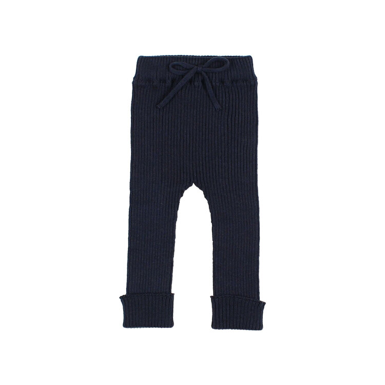 Buho Rib Knit Pants - Nuit