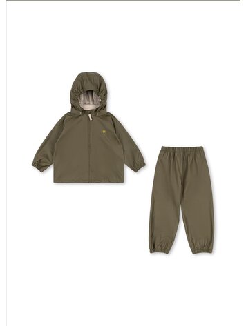 Konges Sløjd Plainy Rain Set - Burnt Olive