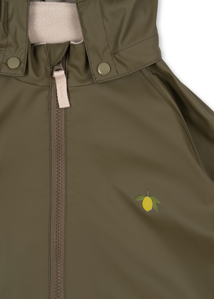 Konges Sløjd Plainy Rain Set - Burnt Olive