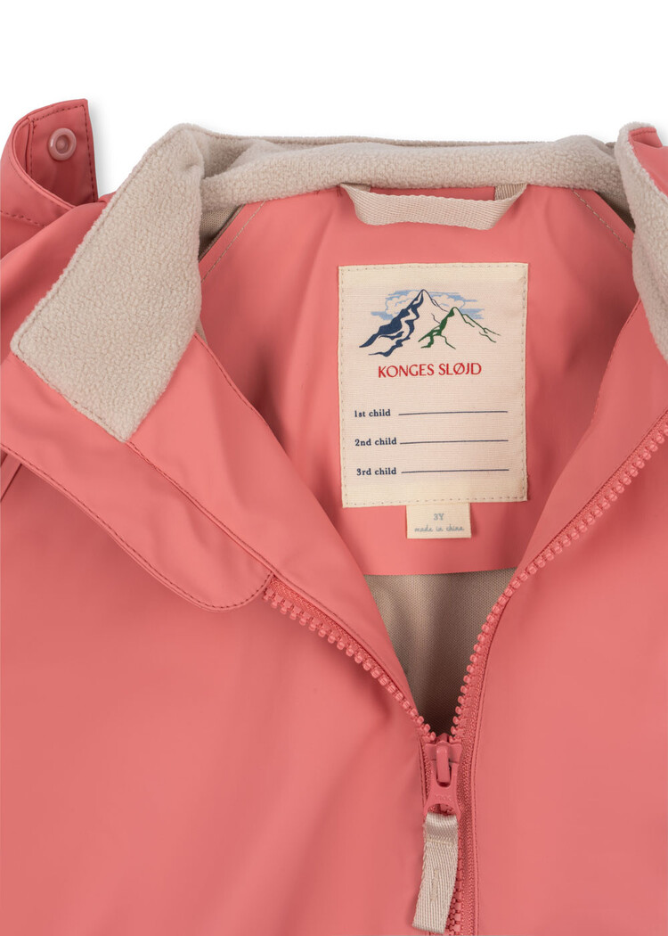 Konges Sløjd Plainy Tweedelig Regenpak - Peach Blossom