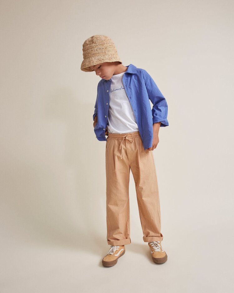 Buho Poplin Pants Kids - Honey
