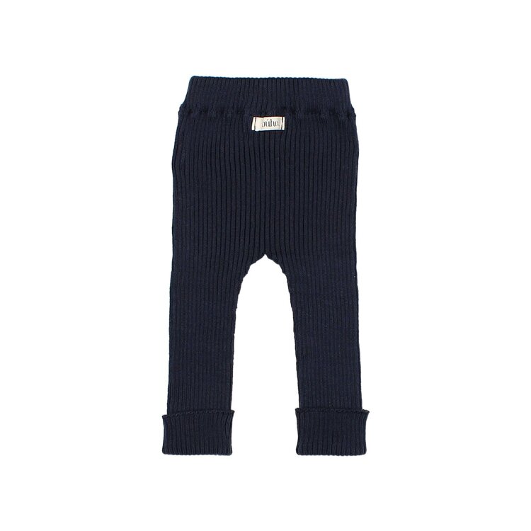 Buho Rib Knit Pants - Nuit