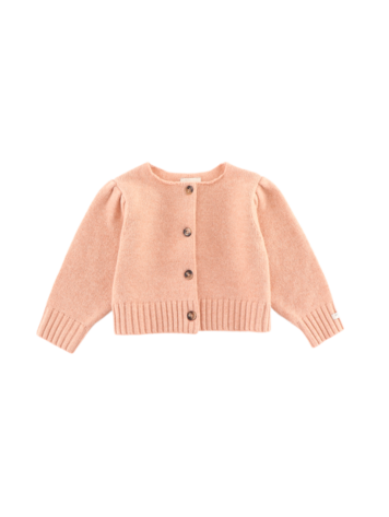 Donsje Amsterdam Amynda Merino Wool Cardigan - Cloudly Rose Melange