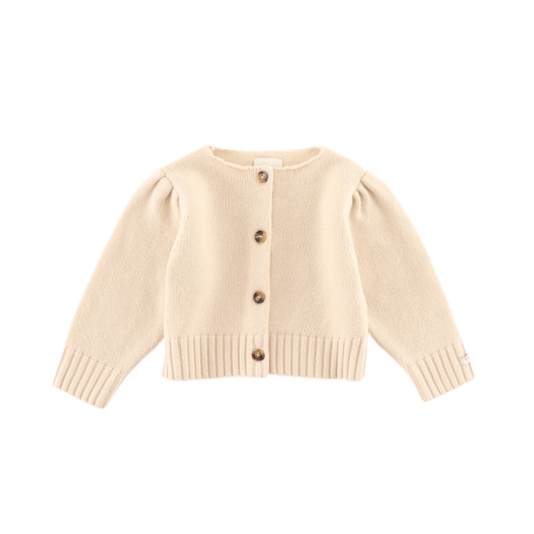 Donsje Amsterdam Amynda Merino Wool Cardigan - Soft Sand