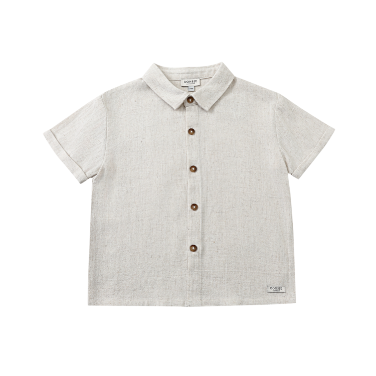 Donsje Amsterdam Brammie Shirt - Warm White Melange