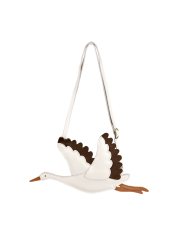Donsje Amsterdam Toto Purse Stork - Off White Leather