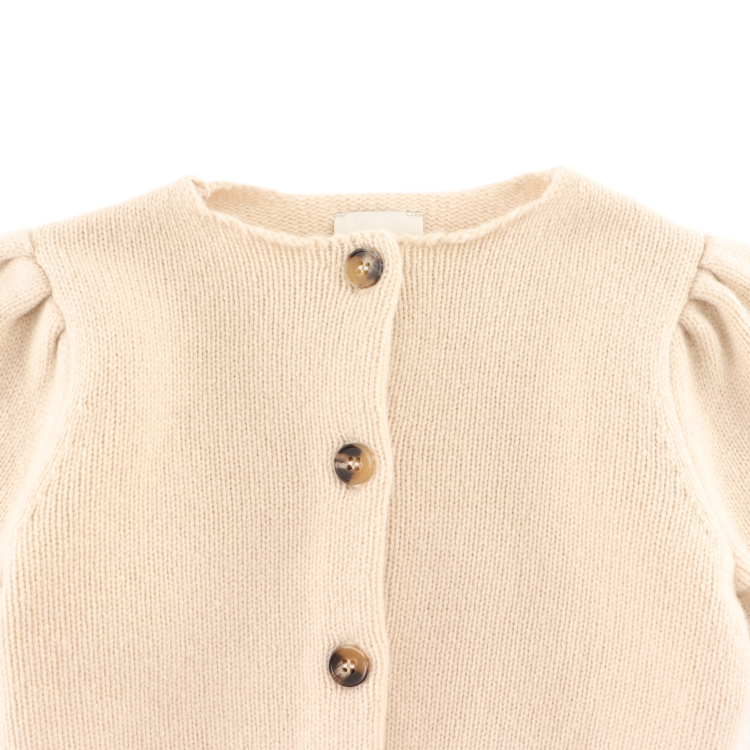Donsje Amsterdam Amynda Merino Wool Cardigan - Soft Sand