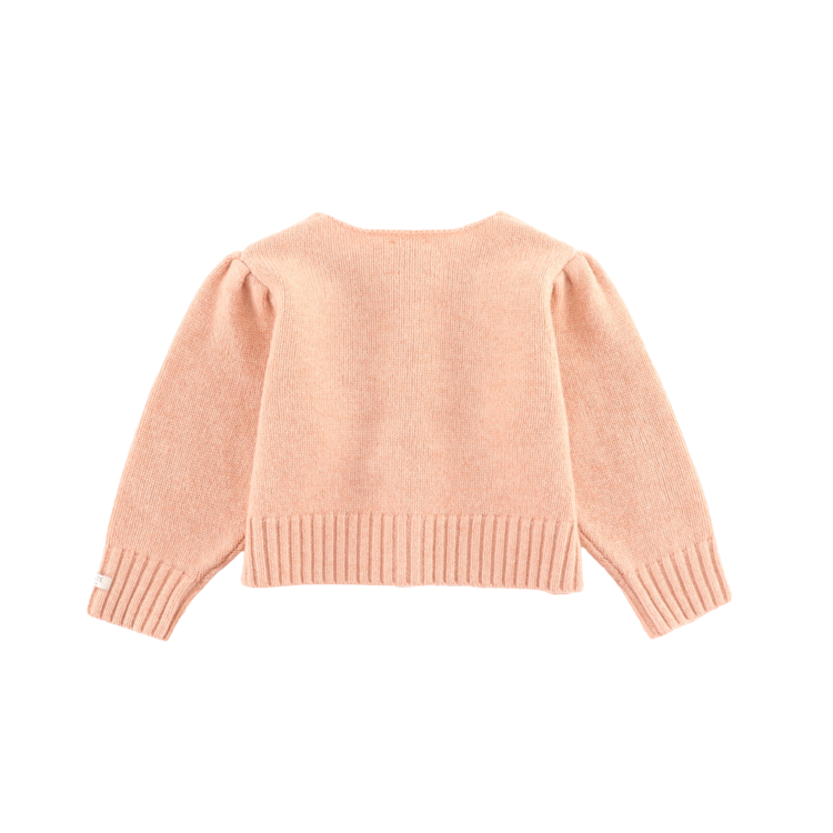 Donsje Amsterdam Amynda Merino Wool Cardigan - Cloudly Rose Melange