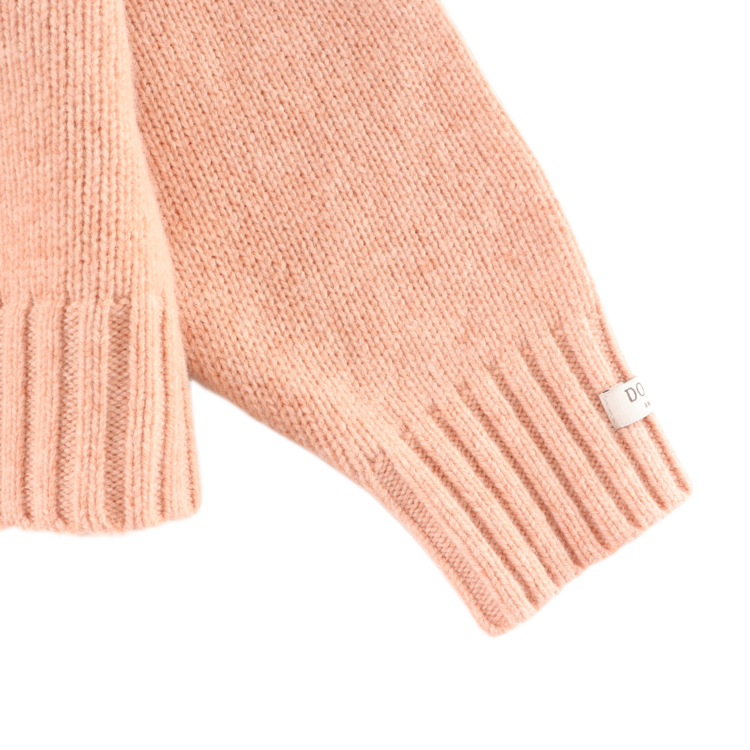 Donsje Amsterdam Amynda Merino Wool Cardigan - Cloudly Rose Melange