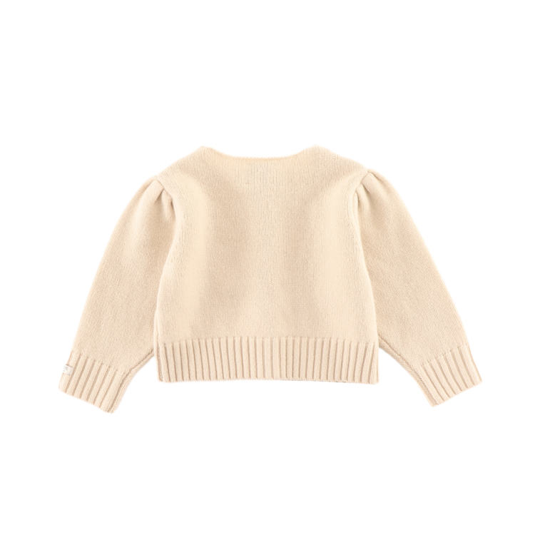 Donsje Amsterdam Amynda Merino Wool Cardigan - Soft Sand