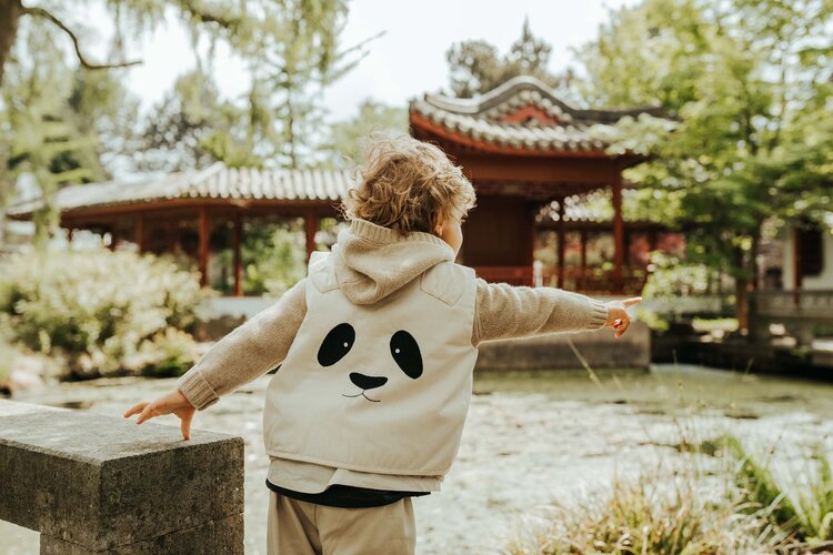 Donsje Amsterdam Gilane Merino Wool Cardigan - Biscotti Melange