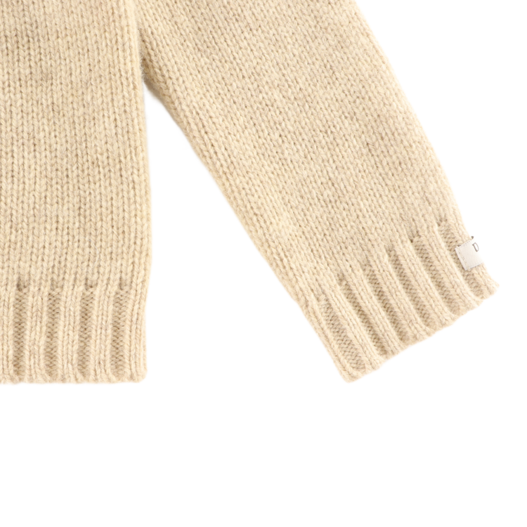 Donsje Amsterdam Gilane Merino Wool Cardigan - Biscotti Melange