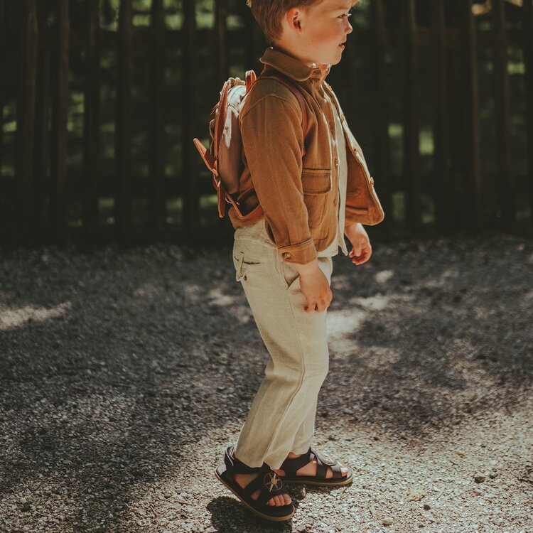 Donsje Amsterdam Dado Trousers - Warm White Melange