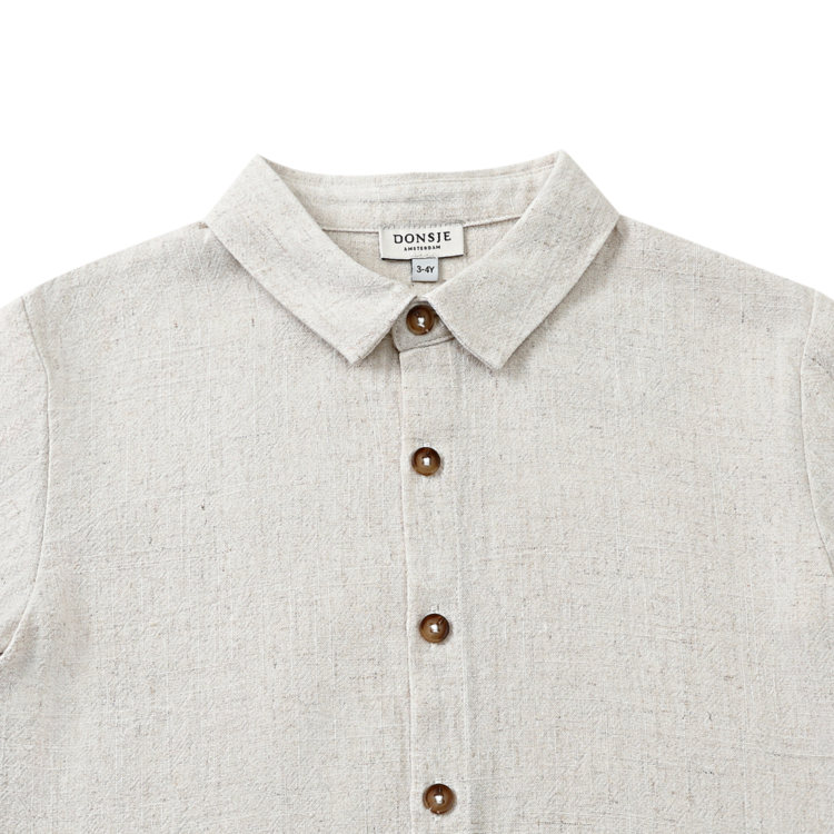 Donsje Amsterdam Brammie Shirt - Warm White Melange
