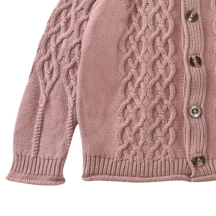 Donsje Amsterdam Cleo Cardigan - Rose Dawn