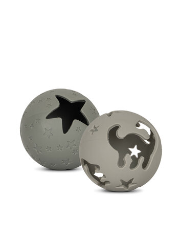 Konges Sløjd 2 Pack Activity Balls Dino - Whale Mix