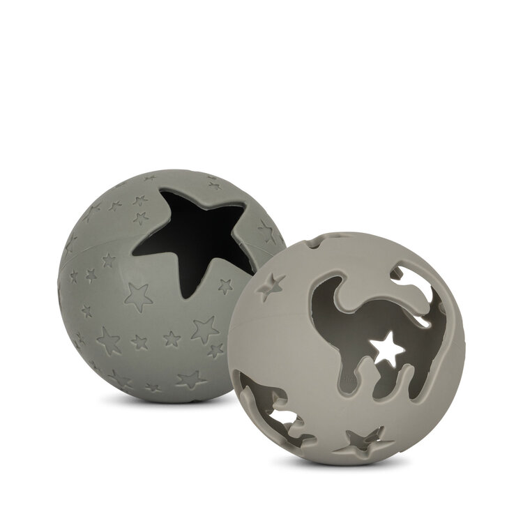 Konges Sløjd 2 Pack Activity Balls Dino - Whale Mix