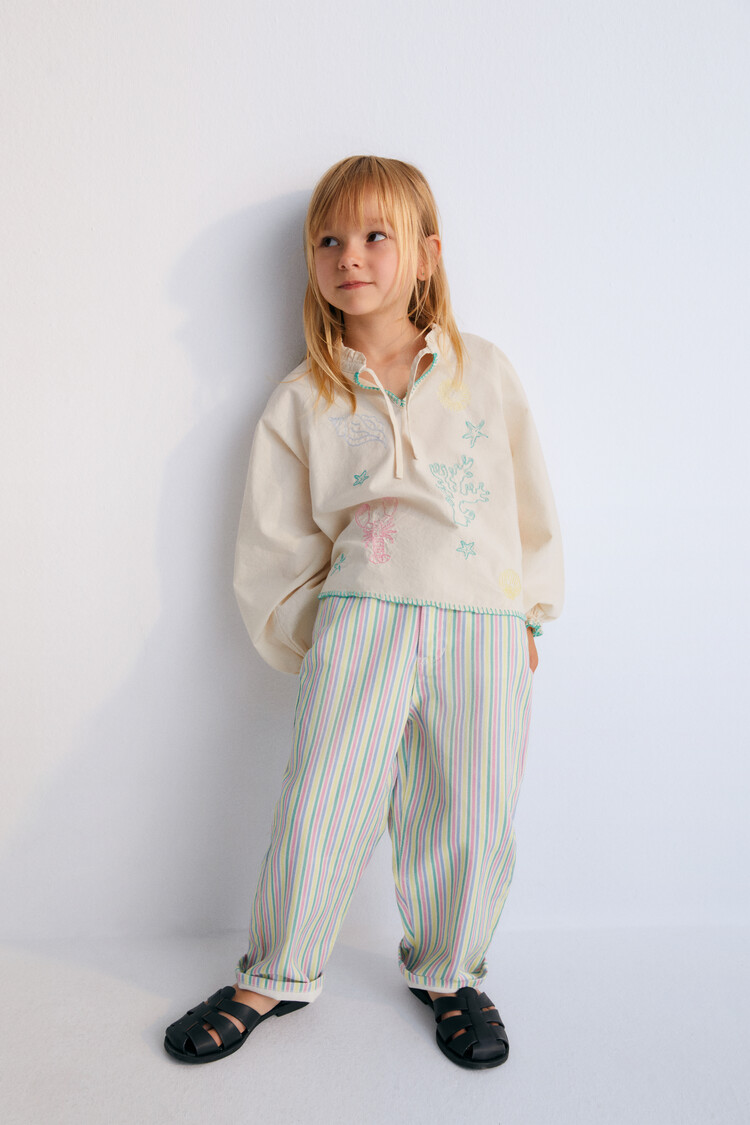 The New Society Kostas Blouse - Macadamia