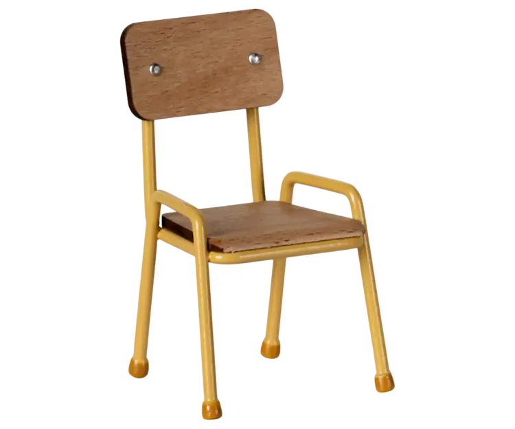 Maileg Chair, Mouse - Yellow