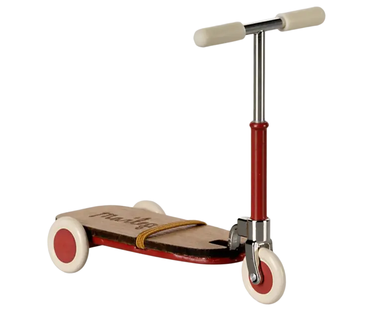 Maileg Kick Board, Mouse - Red