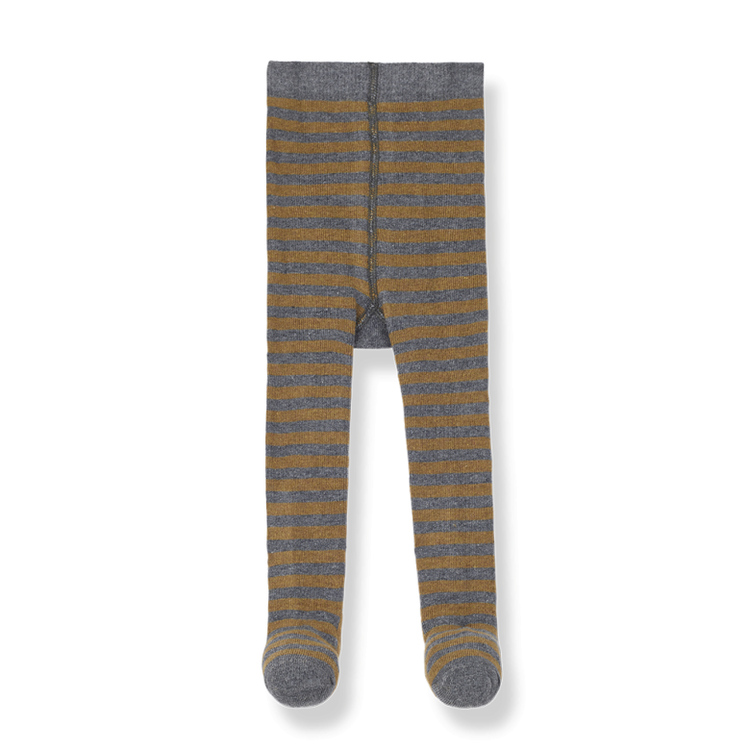 1+ in the family Dafne Striped Tights - Ochre