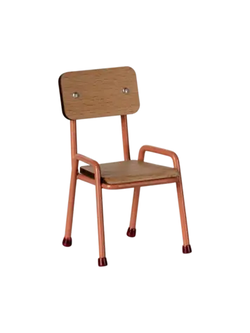 Maileg Chair, Mouse - Coral