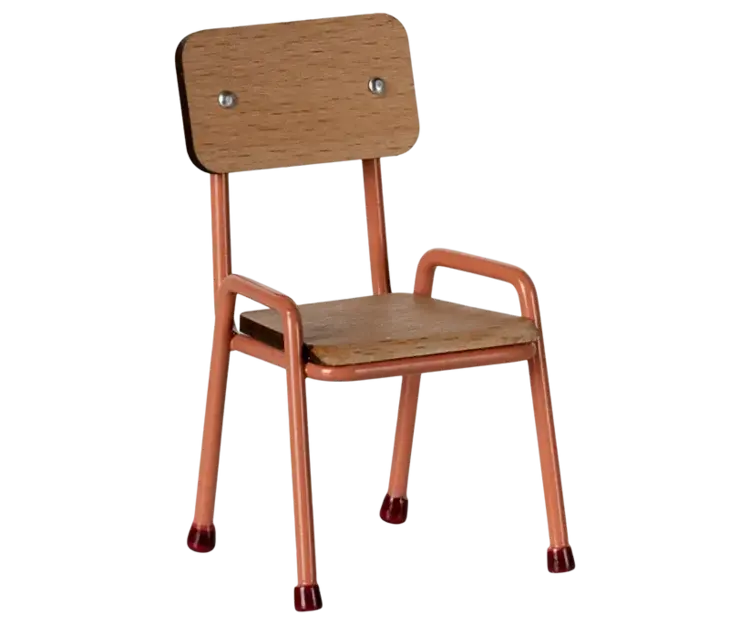 Maileg Chair, Mouse - Coral