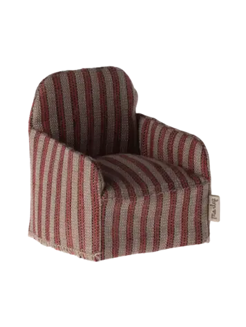 Maileg Chair, Mouse - Stripe