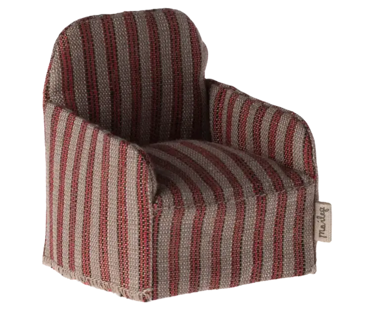 Maileg Chair, Mouse - Stripe
