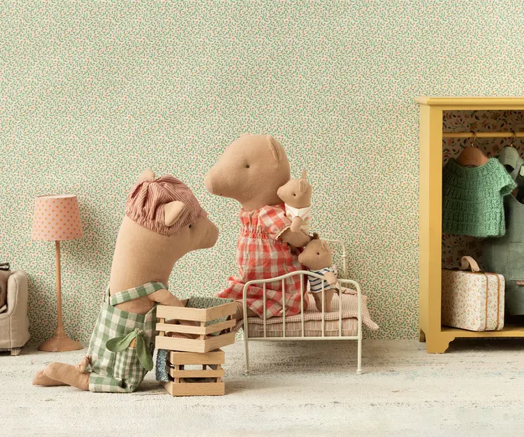 Maileg Pig, Baby In Box - Girl