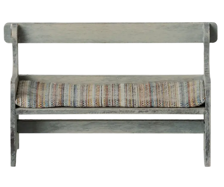 Maileg Bench, Mouse - Vintage Off White