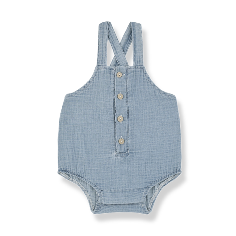 1+ in the family Lucca Romper - Denim