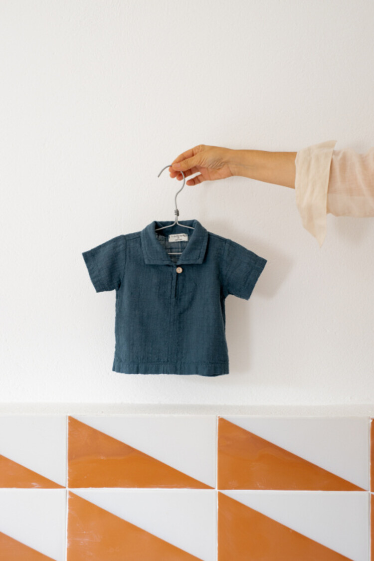 1+ in the family Benet S.Sleeve Shirt - Petroleum