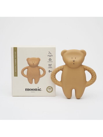Moonie Teether Bear - Cappuccino Nature
