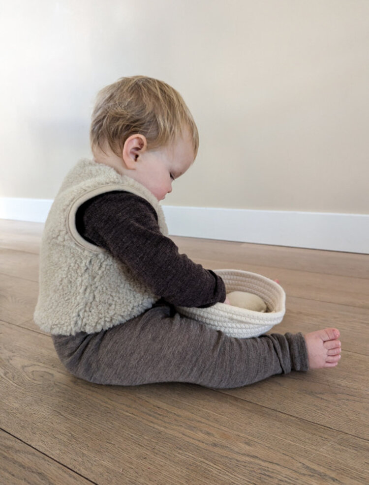 Alwero Baby Vest Light - Sand Brown