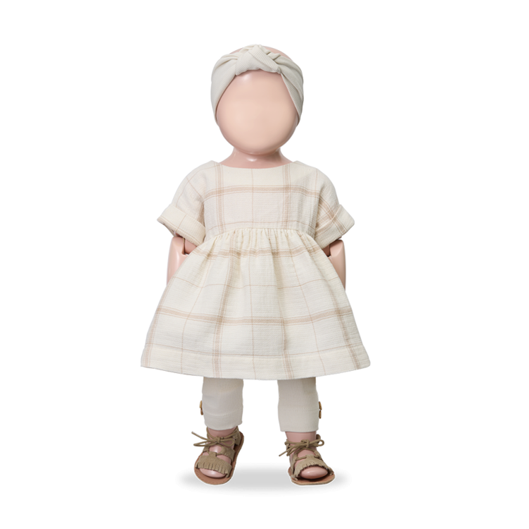 1+ in the family Josephine S.Sleeve Dress - Beige