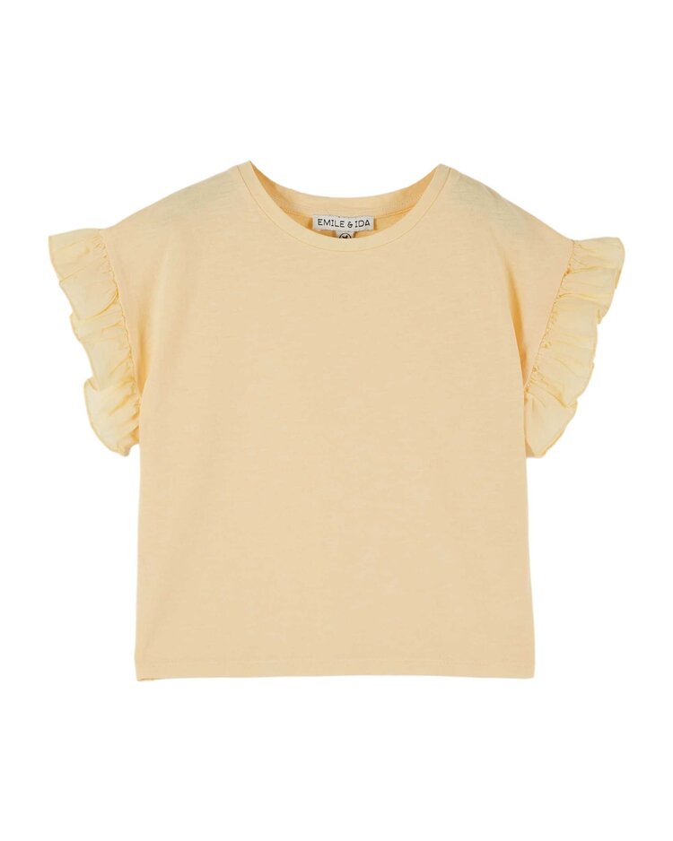 Emile et ida Tee Shirt Jersey Flamme - Pastel