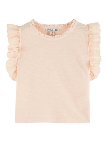 Emile et ida Tee Shirt Jersey Flamme - Pastel