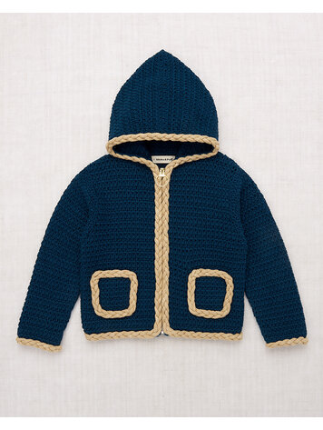 Misha & Puff Braid Ashbury Hooded Cardigan - Celestial