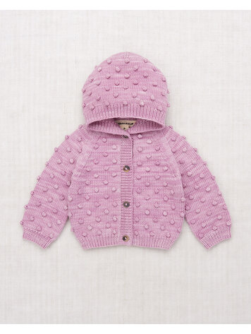 Misha & Puff Hooded Popcorn Cardigan - Hazy Lilac