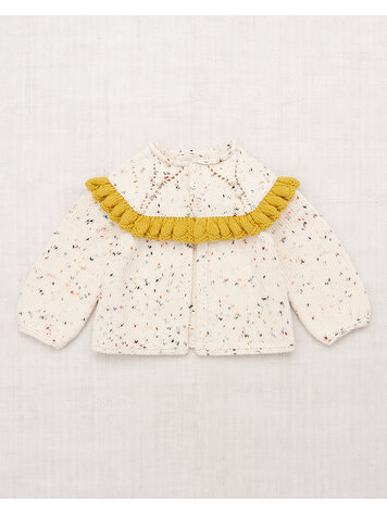 Misha & Puff Ruffle Cardigan - Picnic Confetti