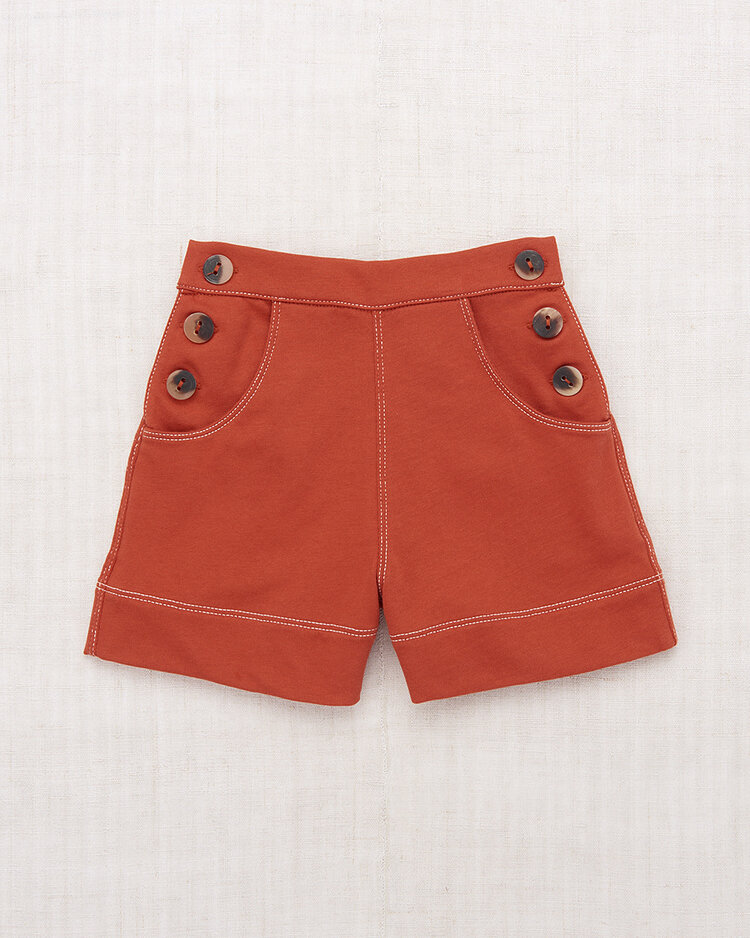 Misha & Puff Sailor Short - Claystone