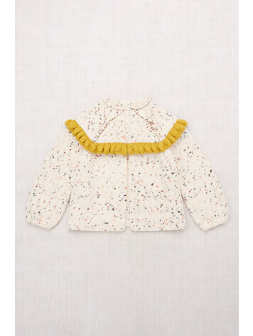 Misha & Puff Ruffle Cardigan - Picnic Confetti