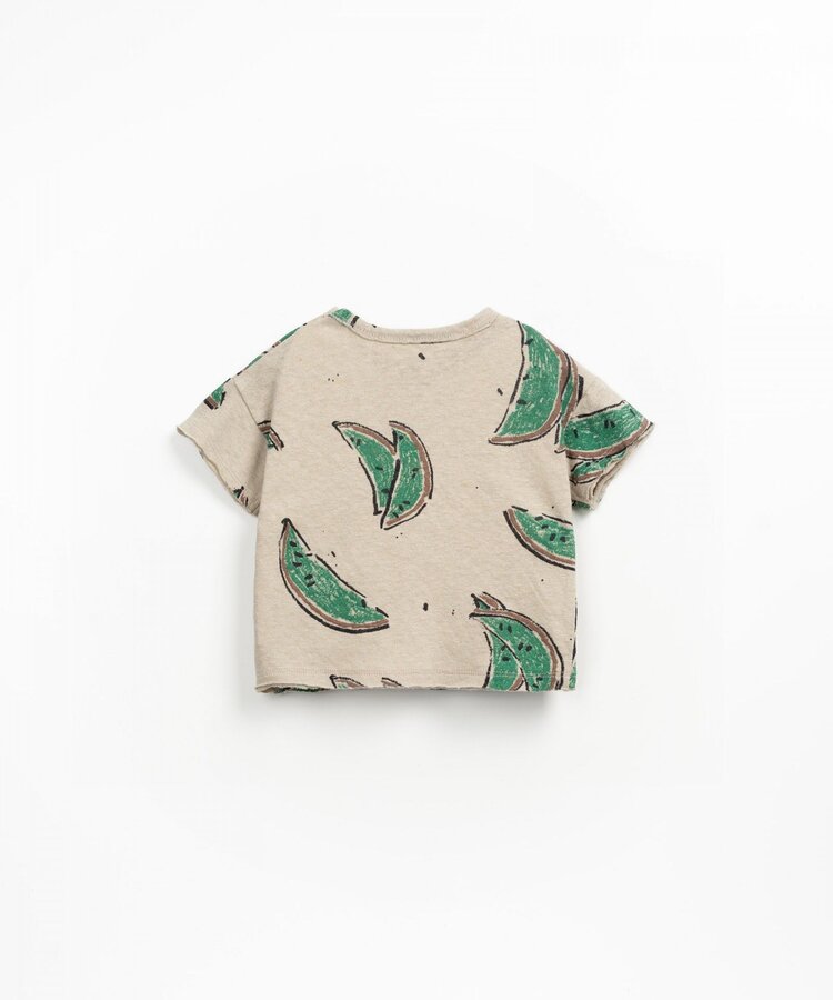 Play Up Printed Jersey T-shirt - Pottery