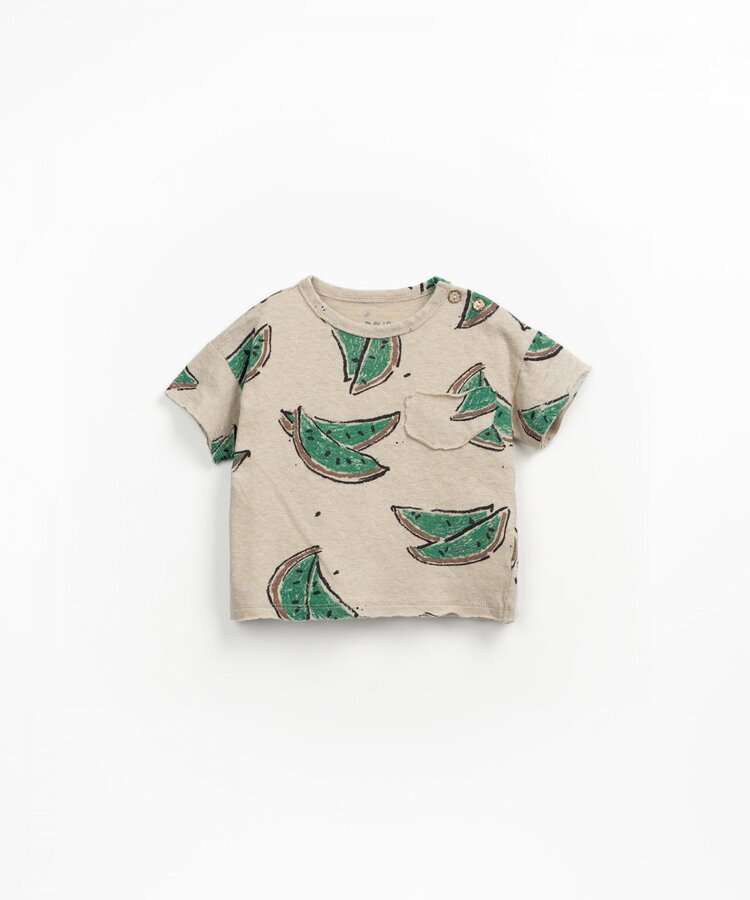 Play Up Printed Jersey T-shirt - Pottery