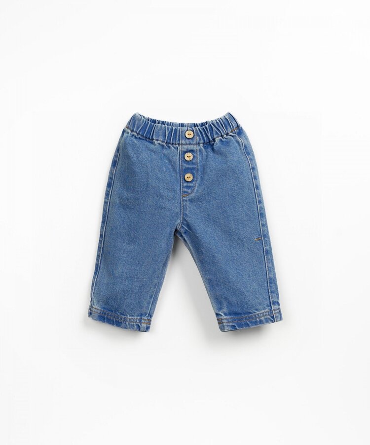 Play Up Denim Trousers - Denim