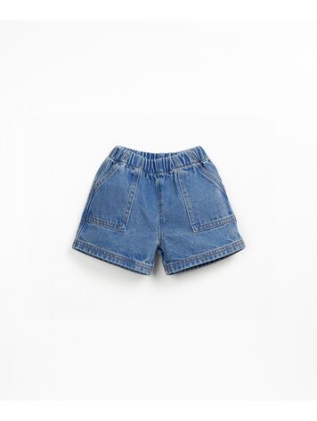Play Up Denim Shorts - Denim