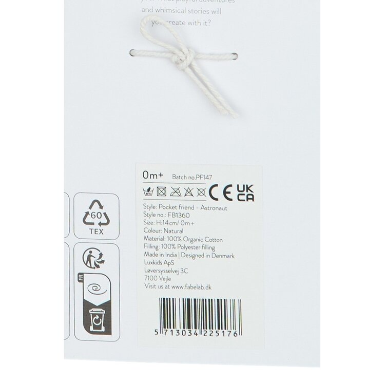 Pocket Friend - Astronaut - Natural