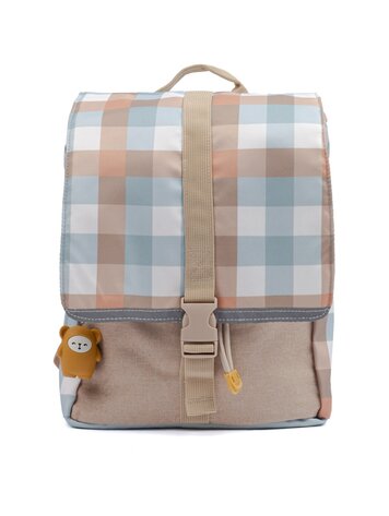 Backpack Small - Cottage Blue Checks